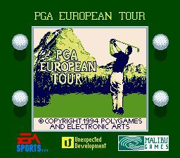 PGA European Tour screenshot 4 for GameBoy